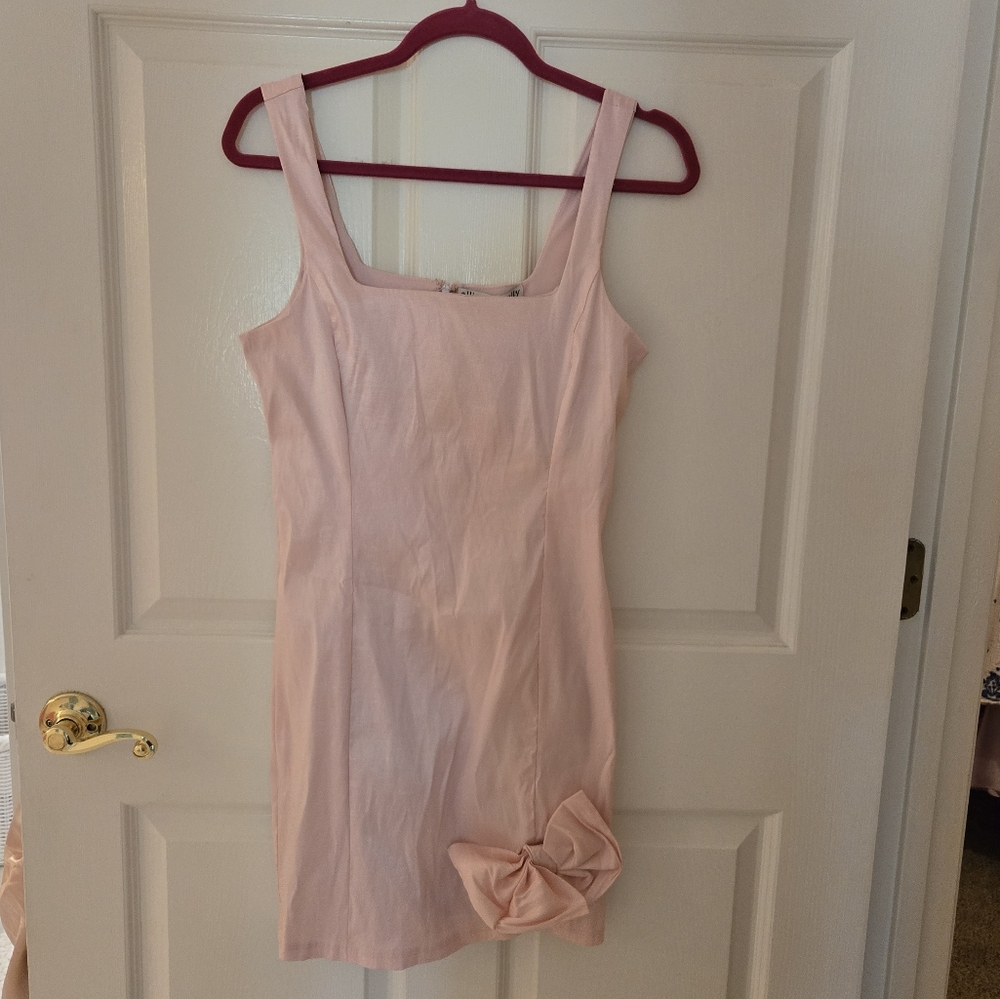 Allison & Kelly Pink Tank Dress Large NWT